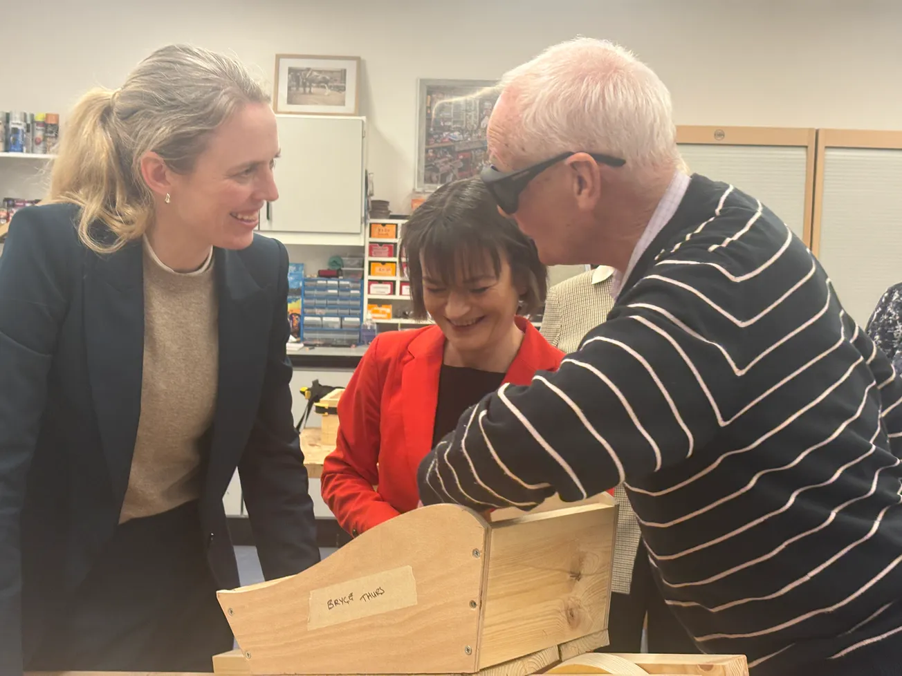 Minister for Veterans Praises Sight Scotland Veterans for ‘Outstanding’ Support During Hawkhead Centre Visit
